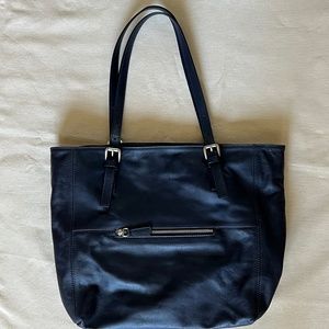 Large Italian Leather Tote Bag